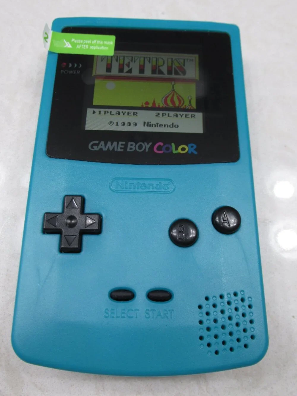 Refurbished to Like New Gameboy Color Backlit Screen Teal with Audio Amplifier